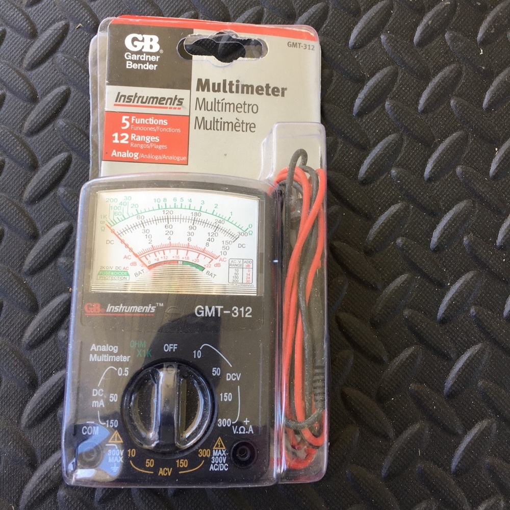 Used GB Instruments GMT-312 Analog Multi-Tester Multimeter Tested & Works